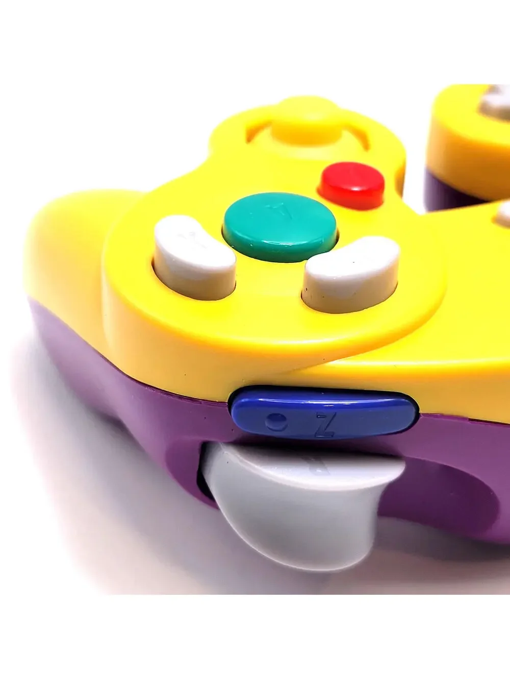 Nintendo GameCube Controller Game Pad For NGC - Wii - Warrior Yellow & Purple